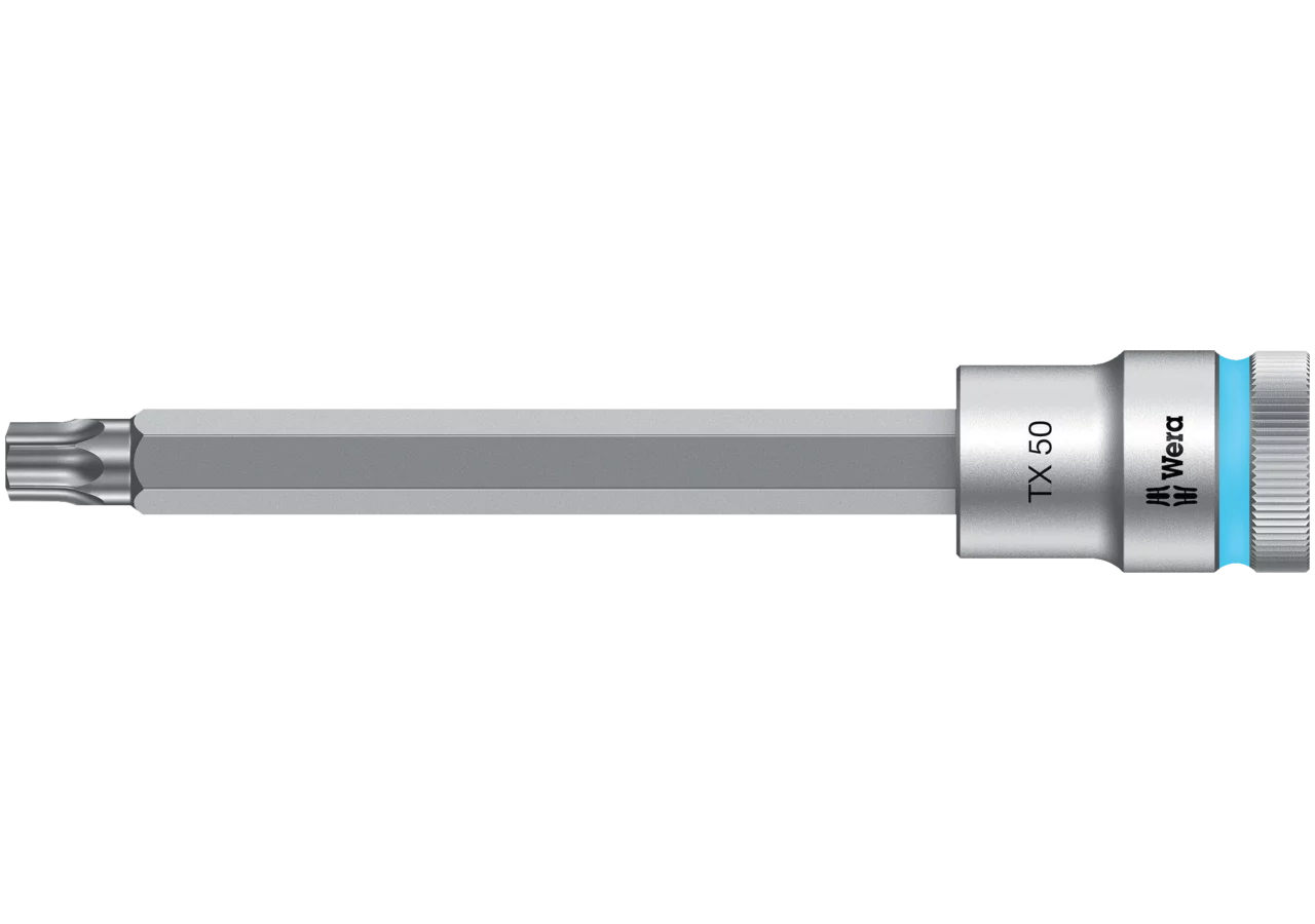 Schraubendreheinsatz 8767C, TX50 x 140 mm, Tx-Profil mit Haltefunktion und 1/2 Zoll Antrieb Wera