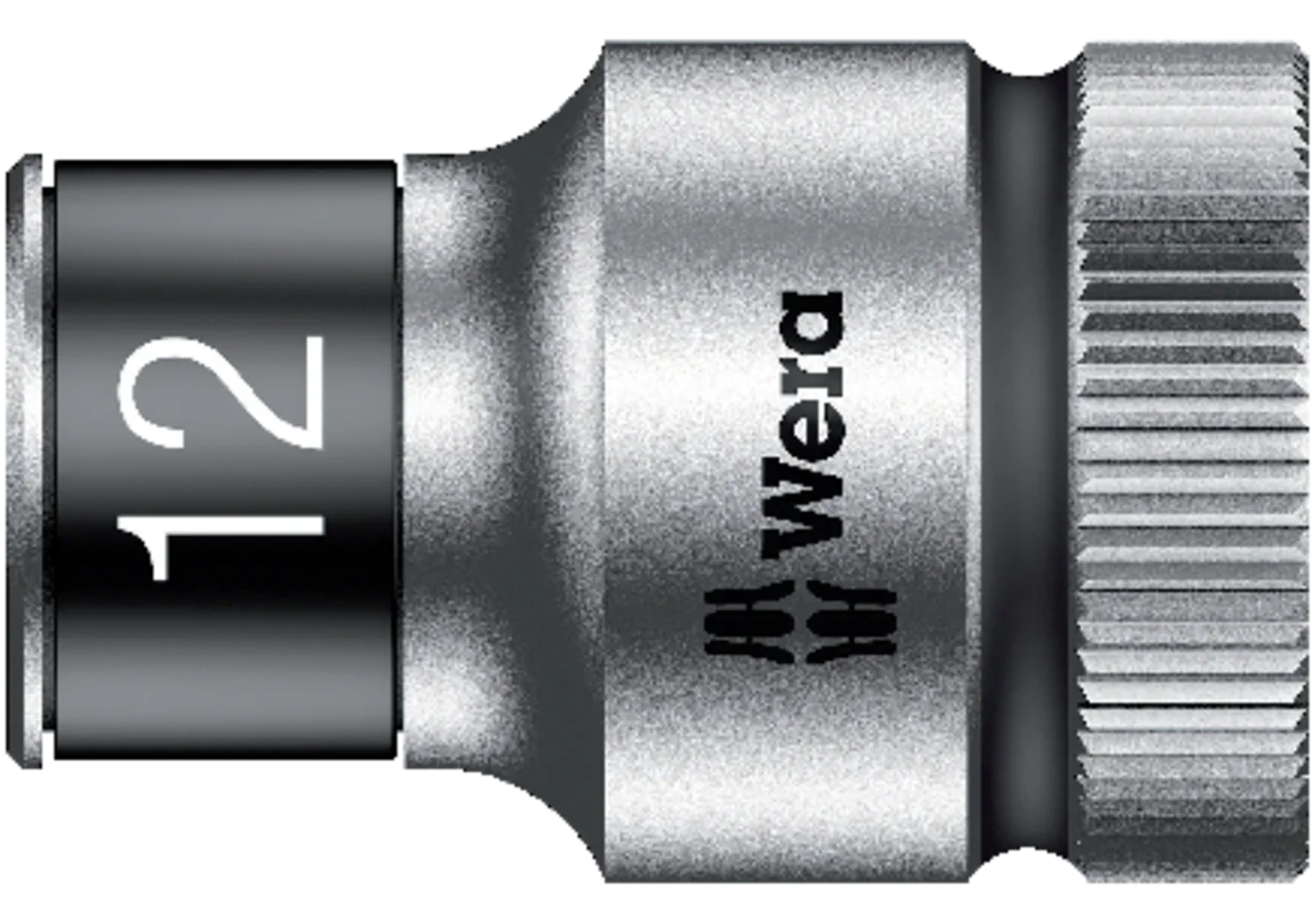 Stecknuss Zyklop 8790 HMC, SW 12 x 37 mm, Sechskant mit Haltefunktion und 1/2 Zoll Antrieb Wera