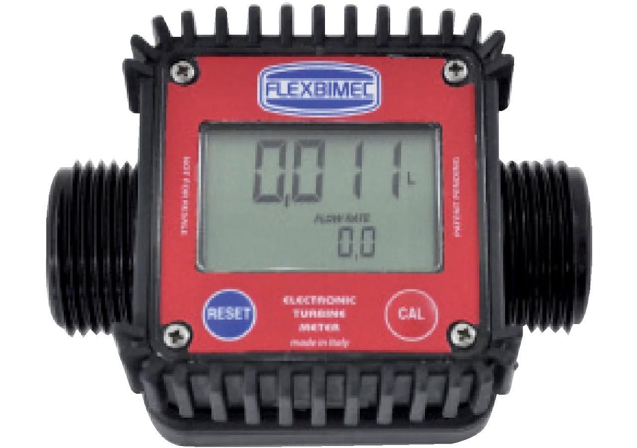 Durchflusszähler digital, aus Polyamid, 1 Zoll BSP AG Flexbimec
