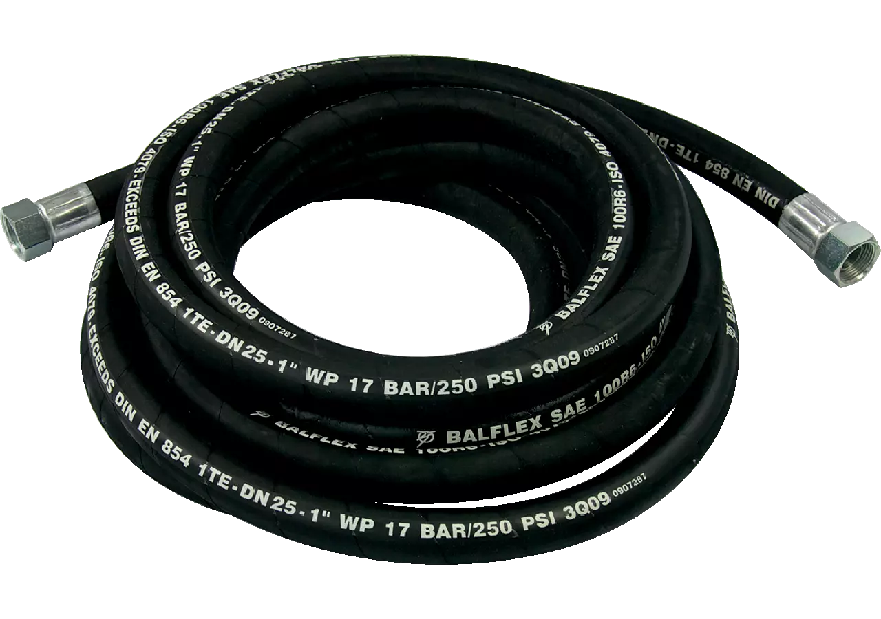 Gummiförderschlauch für Diesel, 6 Meter, 1 Zoll BSP – passend für Diesel, 6 Meter, 1 Zoll BSP Flexbimec