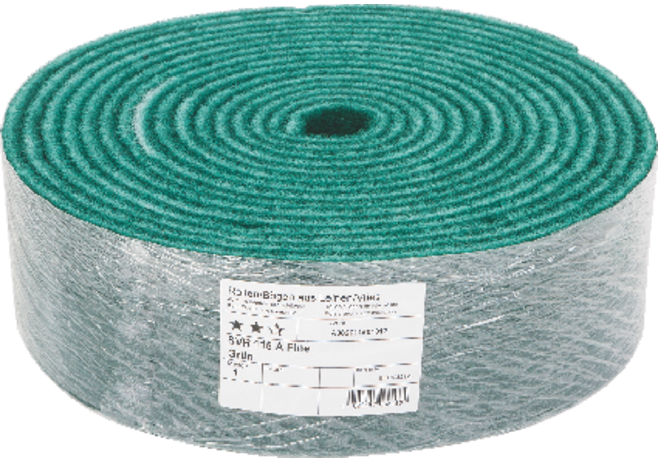 Schleifvlies Grün, A fein, 115 mm x 10 m SVR 115, Rolle Lukas