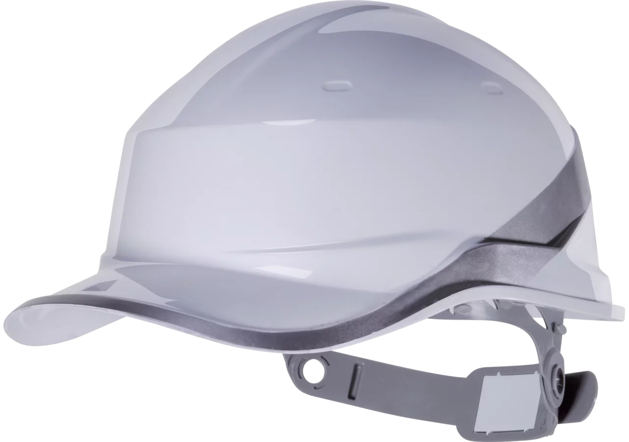 Bauhelm Baseball Diamond V, Weiss Größe anpassbar Deltaplus