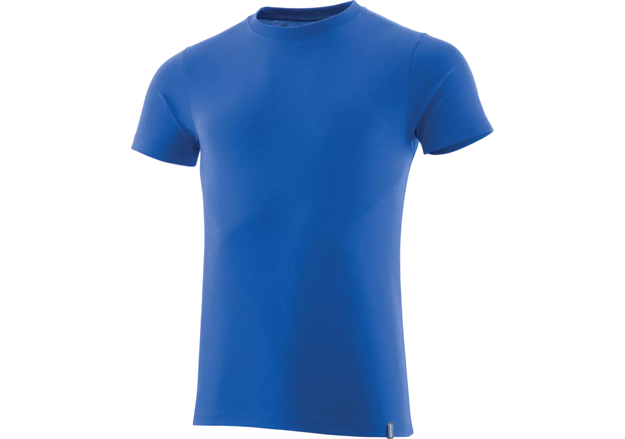 T-Shirt Crossover, Kornblau, Größe S mit Rundhalsausschitt MASCOT