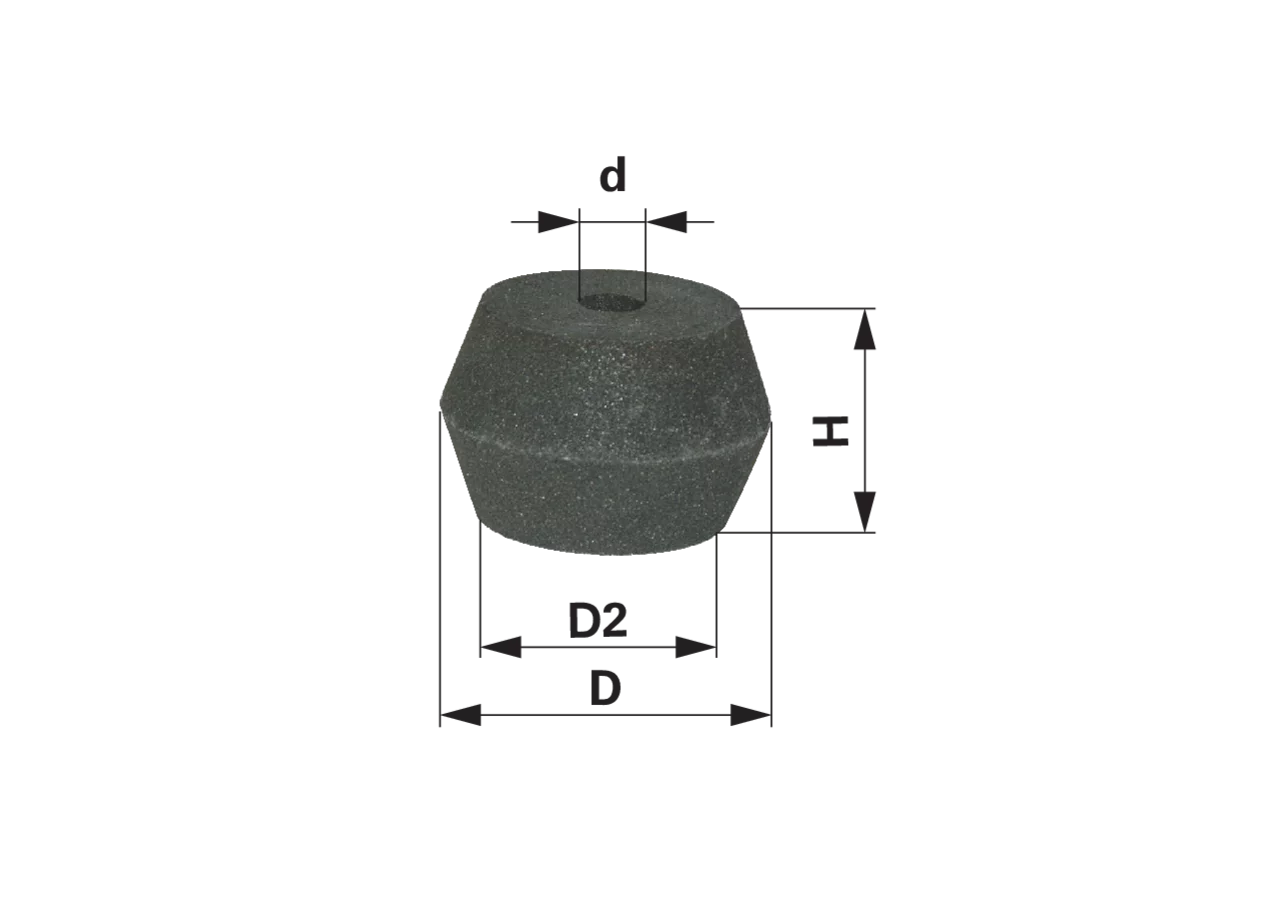 Mähmesserkonus AD 85 x ID 16 x H 56 mm – passend für ESM 1K320 Tyrolit