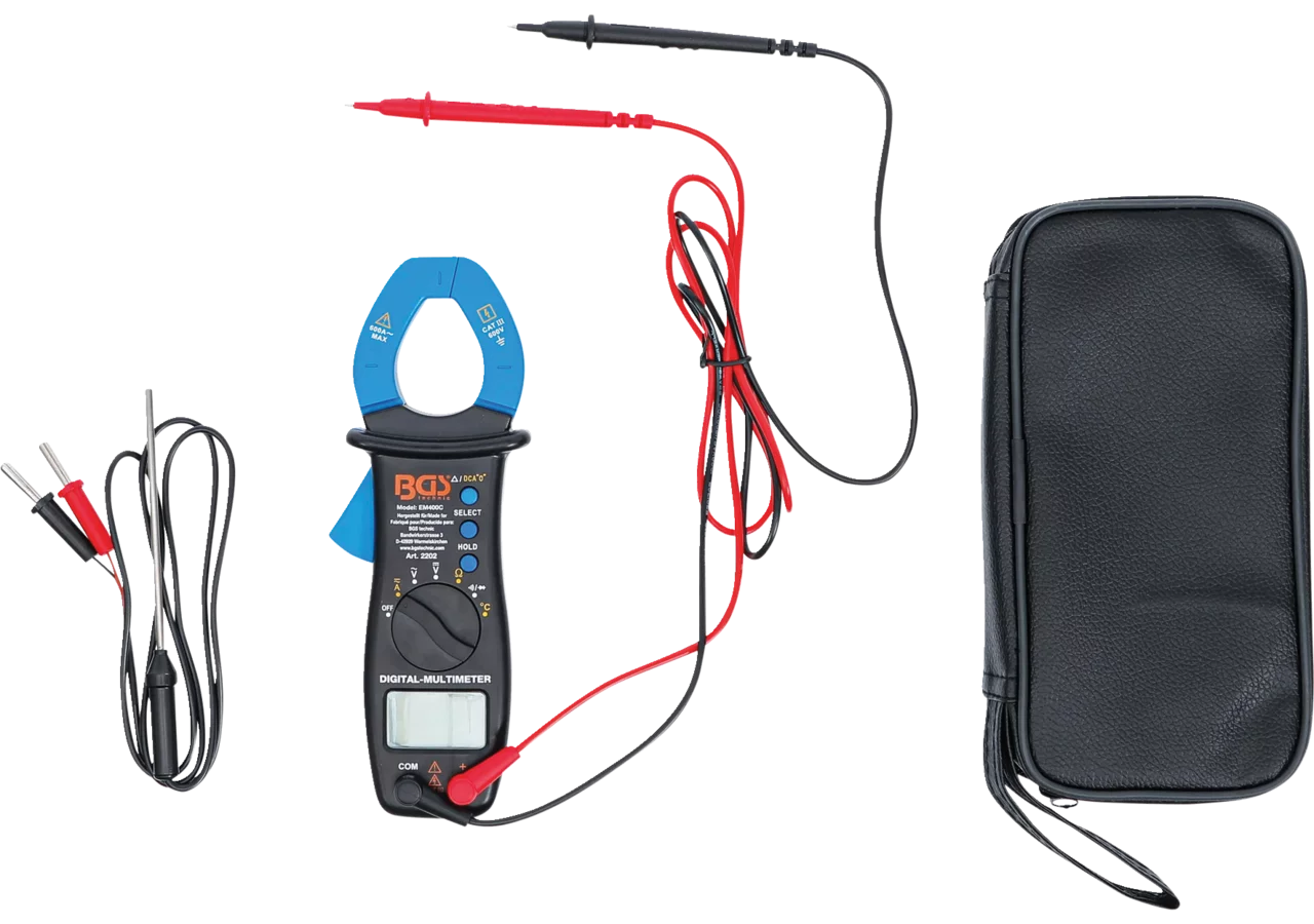 Digital-Zangen-Multimeter bis 4000 Volt, 400 A für Gleich- und Wechselstrom – passend für Gleich- und Wechselstrom BGS