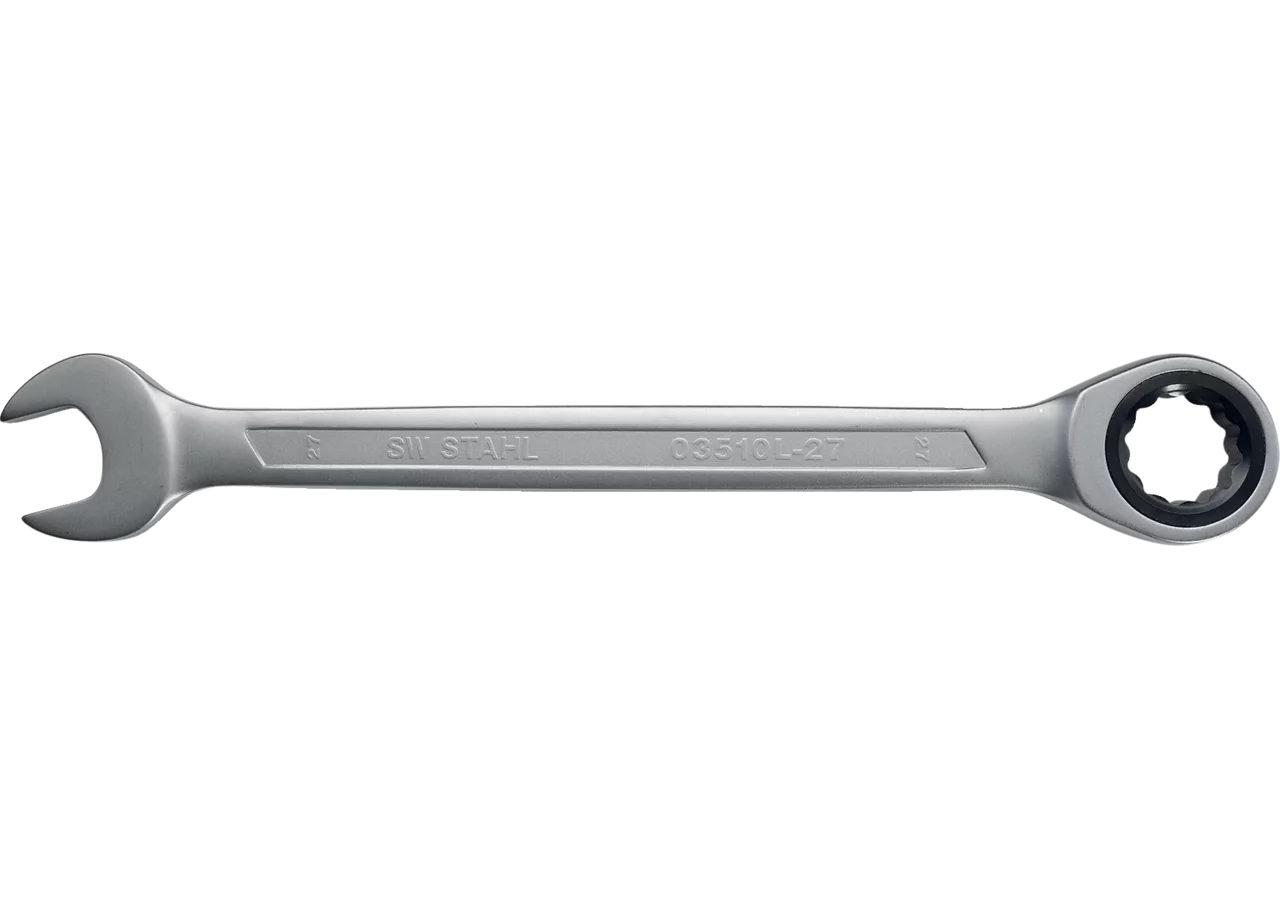 Ratschenschlüssel SW 27 x 359 mm Gabel-/Ring Ausführung SW-Stahl