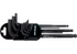 Winkelschlüsselsatz 9-teilig, SW 1,5 - 10 mm, Innensechskant Kugelkopf teilmagnetisch SW-Stahl