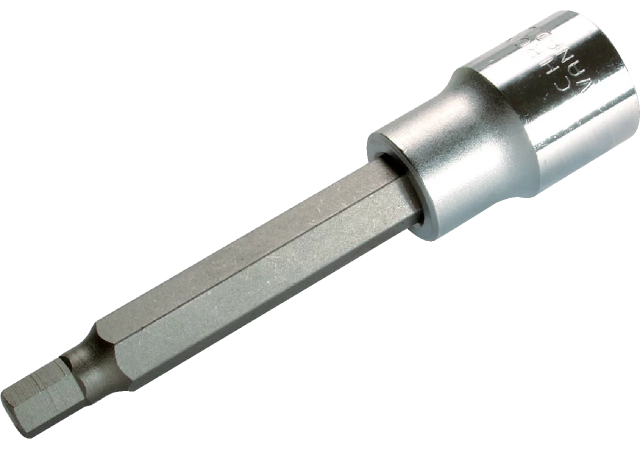 Schraubendreheinsatz M7 x 100 mm, Innensechskant mit 1/2 Zoll Antrieb SW-Stahl