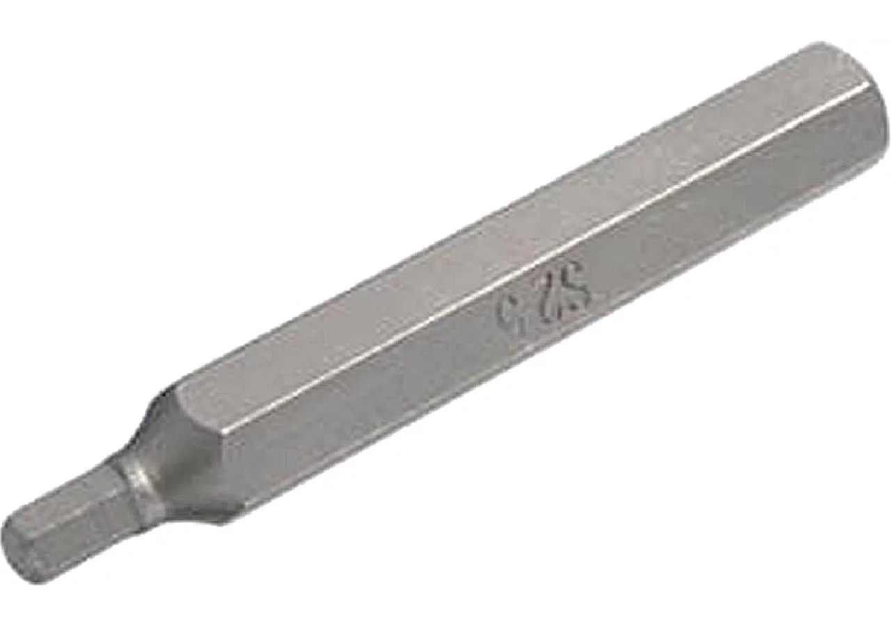 Schraubenbit M5 x 75 mm, Innensechskant mit 10 mm Sechskantaufnahme SW-Stahl