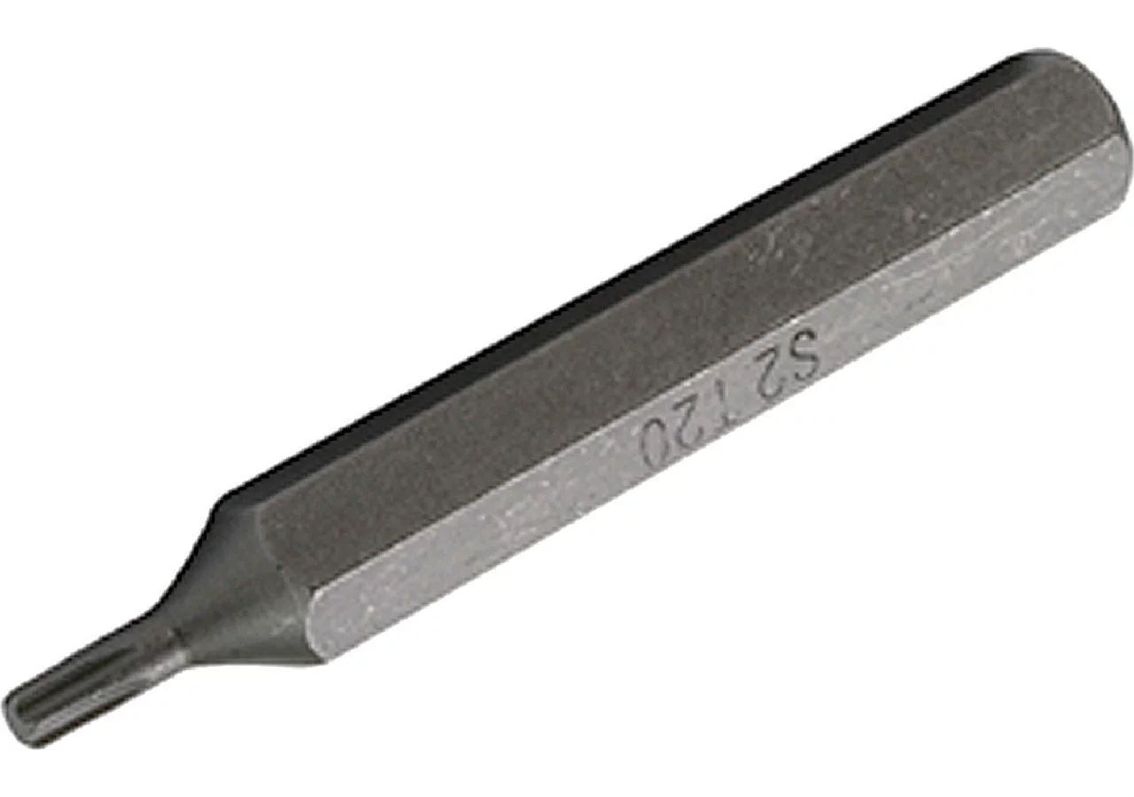 Schraubenbit T15 x 75 mm, T-Profil ohne Loch mit 10 mm Sechskantaufnahme SW-Stahl