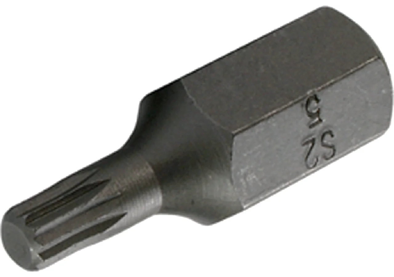Schraubenbit M5 x 30 mm, Vielzahn mit 10 mm Sechskantaufnahme SW-Stahl
