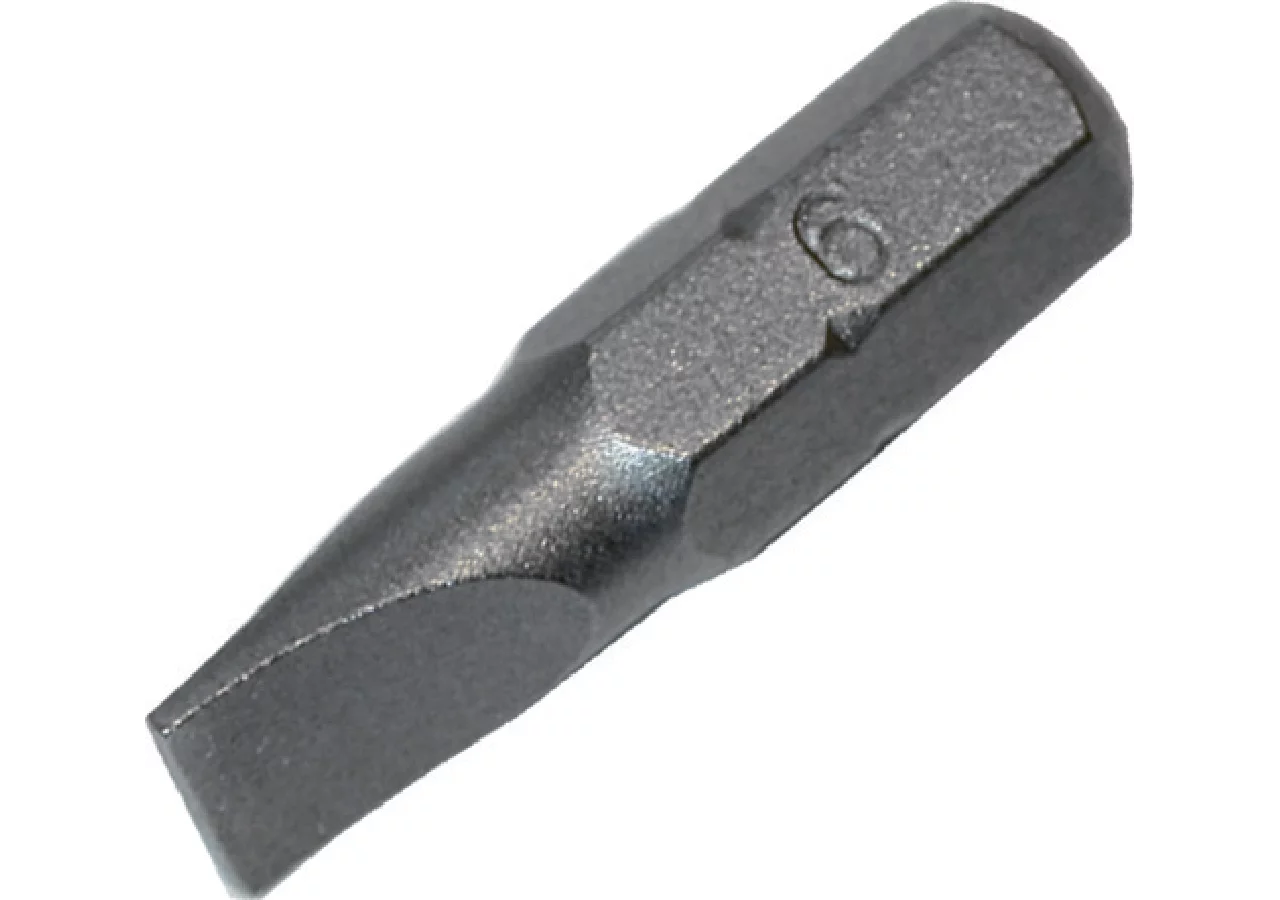 Schraubenbit 10 x 30 mm, mit Schlitz mit 8 mm Sechskantaufnahme SW-Stahl