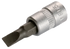 Schraubenbit 7 x 36 mm, mit Schlitz mit 1/4 Zoll Antrieb SW-Stahl