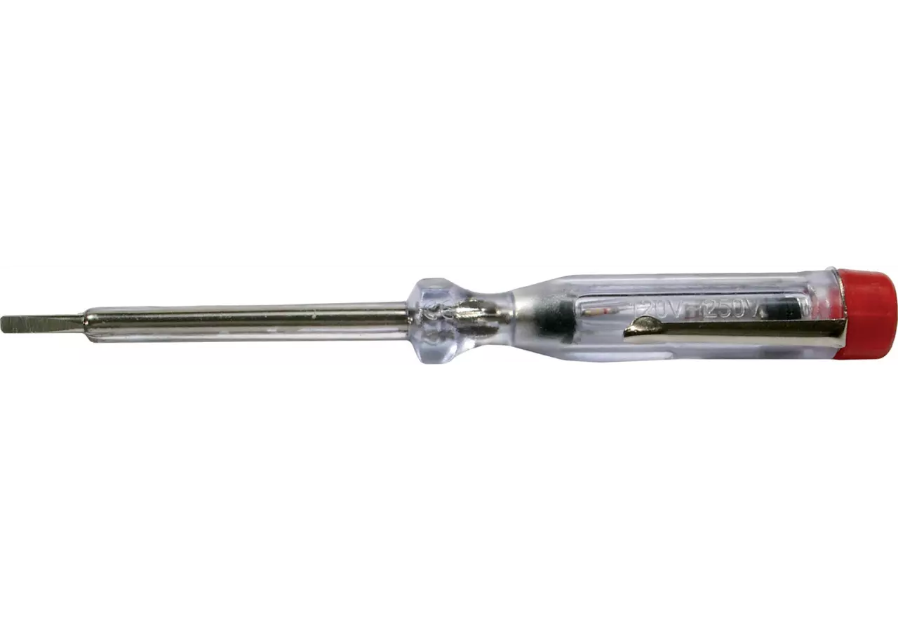 Spannungsprüfer 250 Volt, L 140 mm mit Clip, für die Kitteltasche – passend für die Kitteltasche SW-Stahl