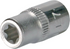 Stecknuss E7 x 25 mm, E-Profil kurz mit 1/4 Zoll Antrieb SW-Stahl