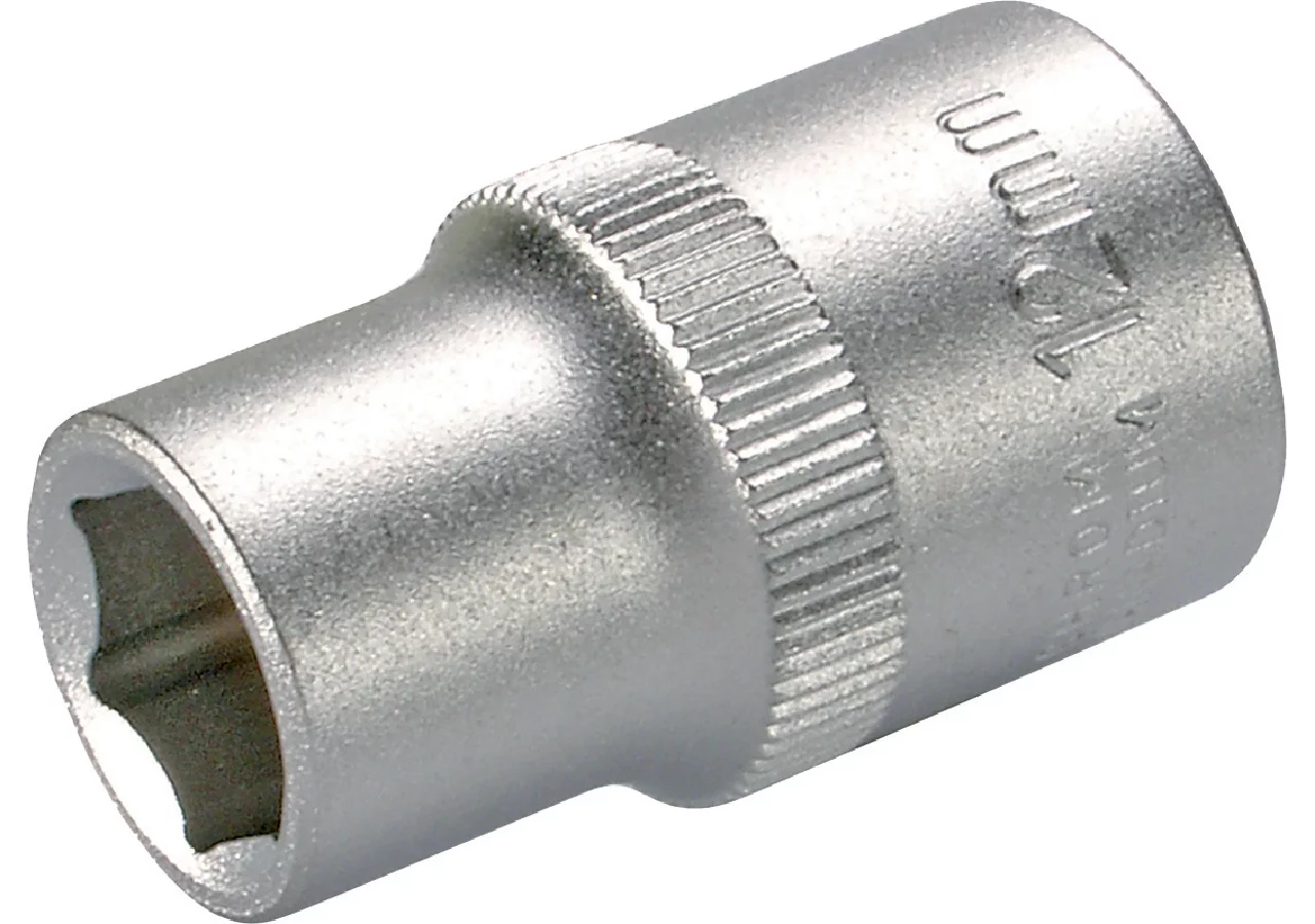 Stecknuss SW 12 x 38 mm, Sechskant kurz mit 1/2 Zoll Antrieb SW-Stahl