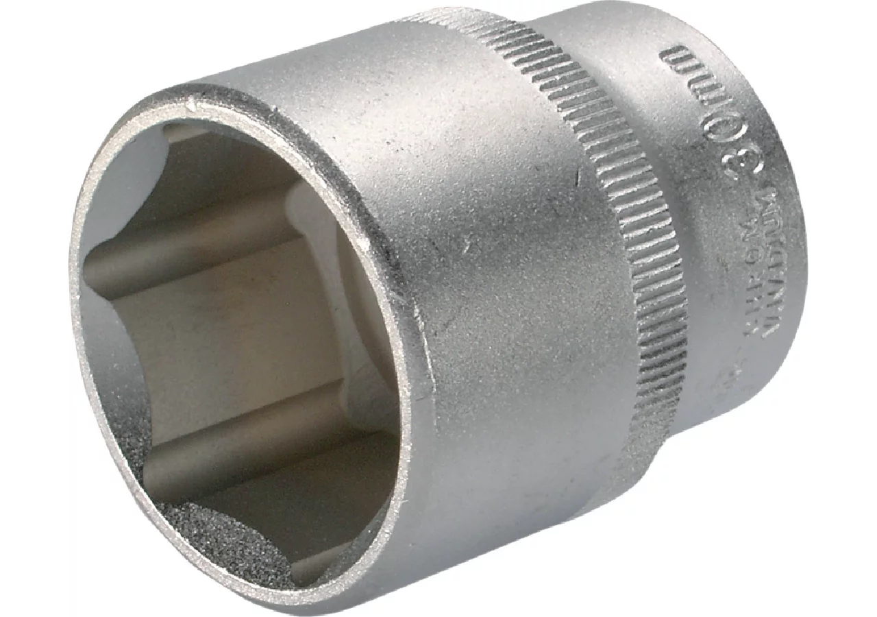 Stecknuss SW 28 x 44 mm, Sechskant kurz mit 1/2 Zoll Antrieb SW-Stahl