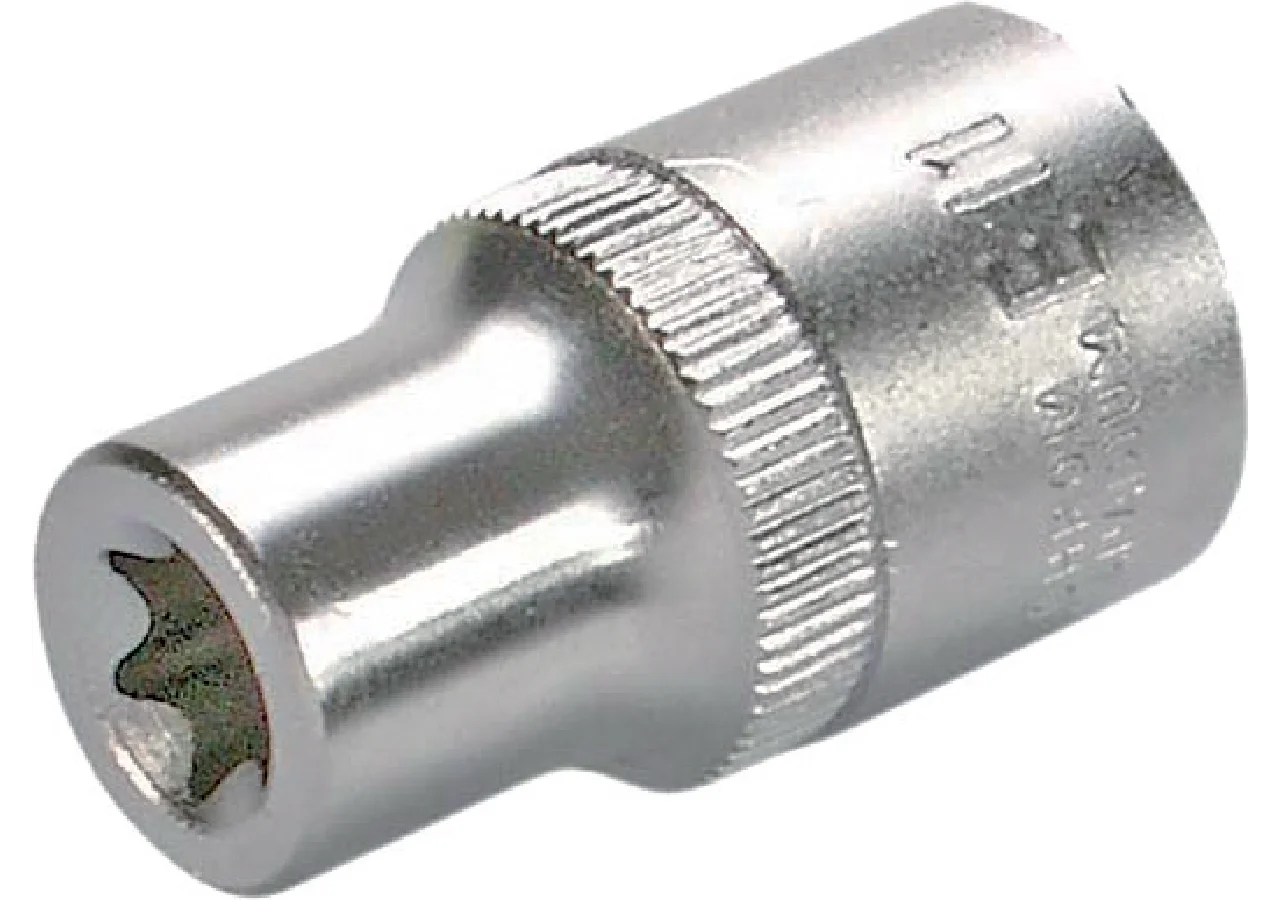 Stecknuss E11 x 38 mm, E-Profil kurz mit 1/2 Zoll Antrieb SW-Stahl