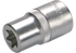 Stecknuss E14 x 38 mm, E-Profil kurz mit 1/2 Zoll Antrieb SW-Stahl