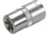 Stecknuss E16 x 38 mm, E-Profil kurz mit 1/2 Zoll Antrieb SW-Stahl