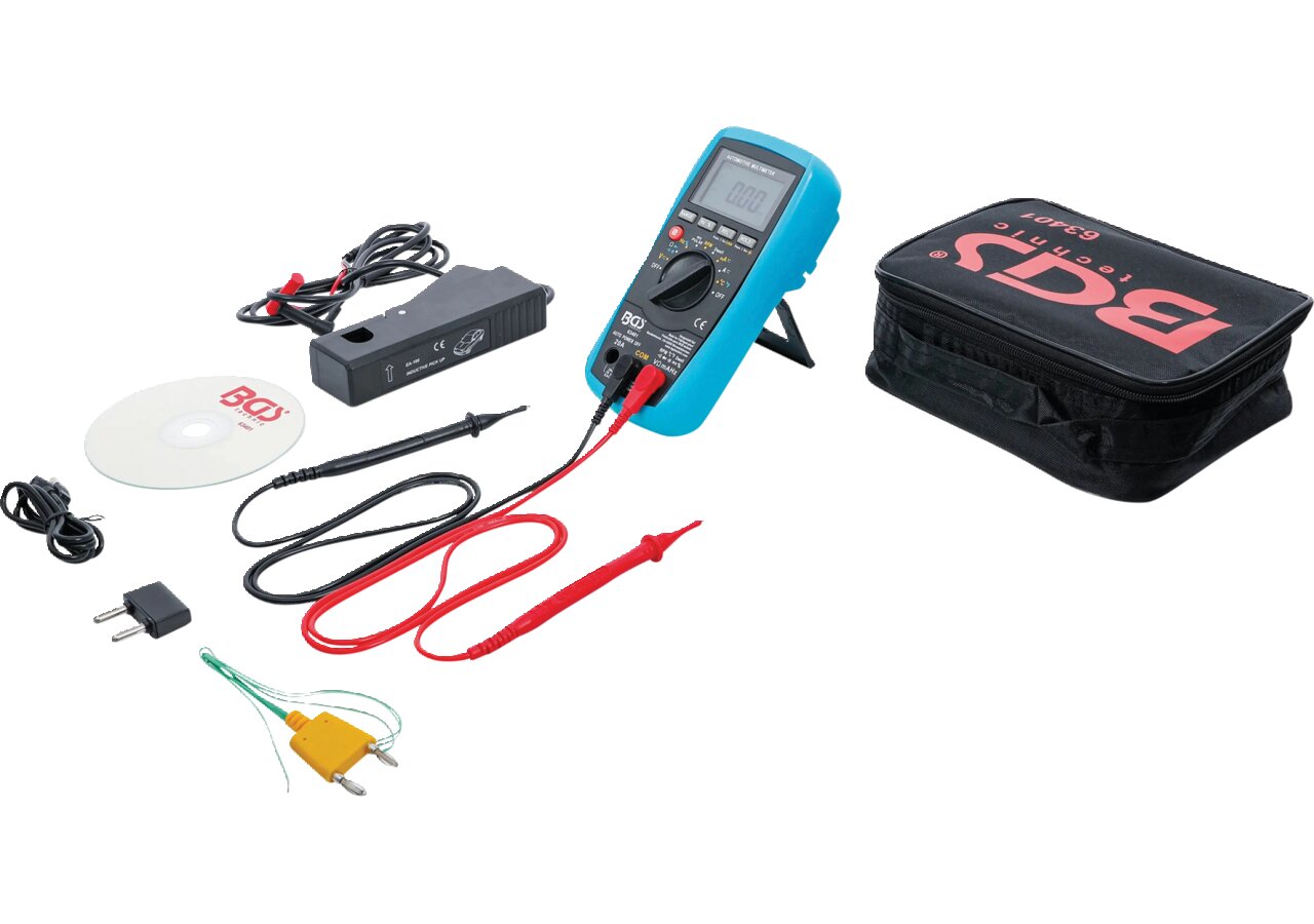 Digital-Multimeter bis 1000 Volt, 20 A mit USB-Schnittstelle BGS
