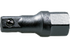 Verlängerung L 50 mm mit 3/8 Zoll Antrieb SW-Stahl