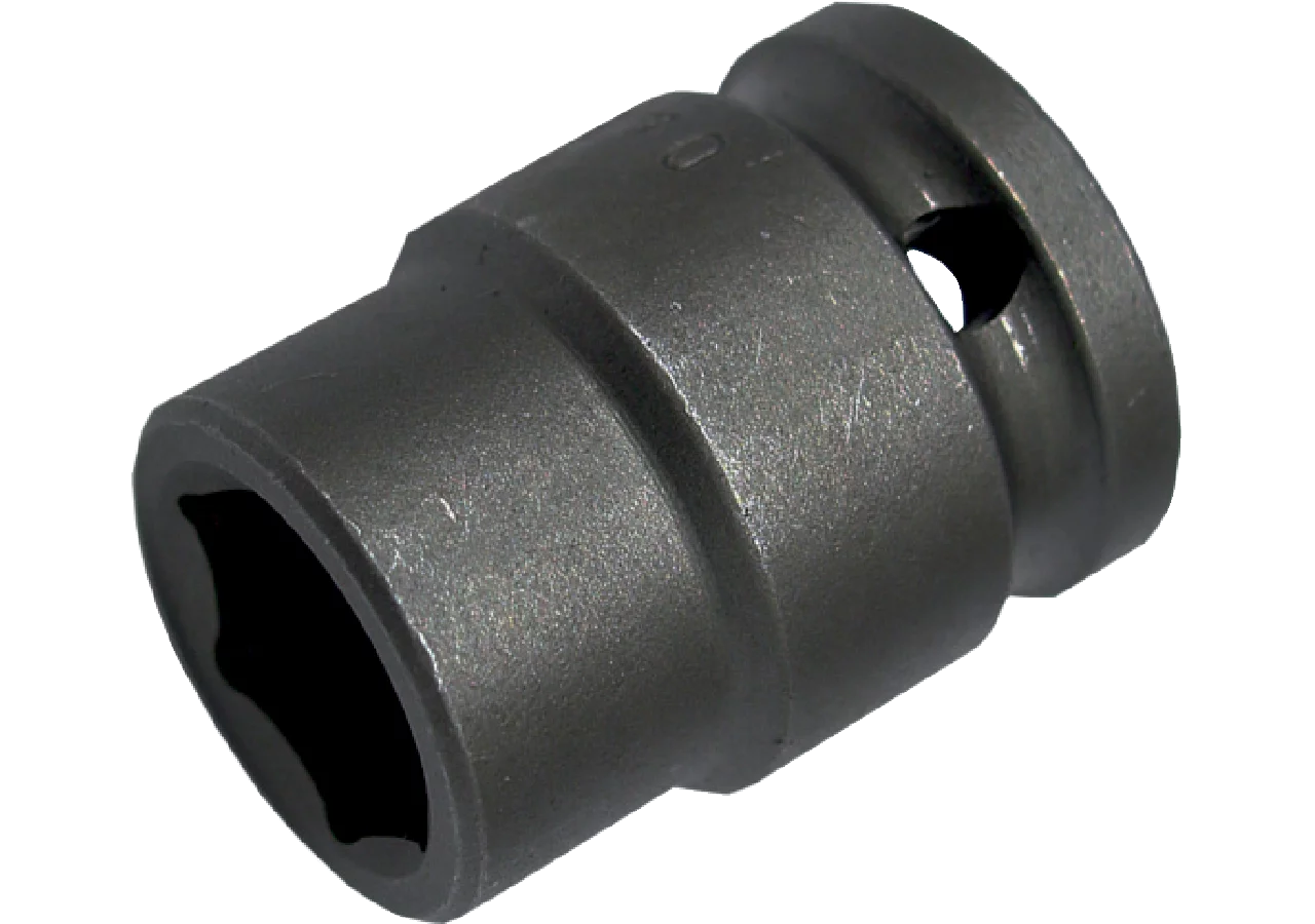 Stecknuss SW 55 x 75 mm, Impact Sechskant kurz mit 1 Zoll Antrieb SW-Stahl