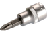 Schraubendreheinsatz PH2 x 48 mm, mit Kreuzschlitz mit 3/8 Zoll Antrieb SW-Stahl