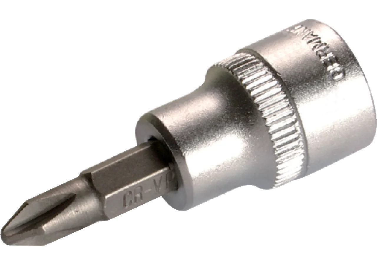 Schraubendreheinsatz PH3 x 48 mm, mit Kreuzschlitz mit 3/8 Zoll Antrieb SW-Stahl
