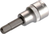 Schraubendreheinsatz SW 6 x 48 mm, Innensechskant mit 3/8 Zoll Antrieb SW-Stahl