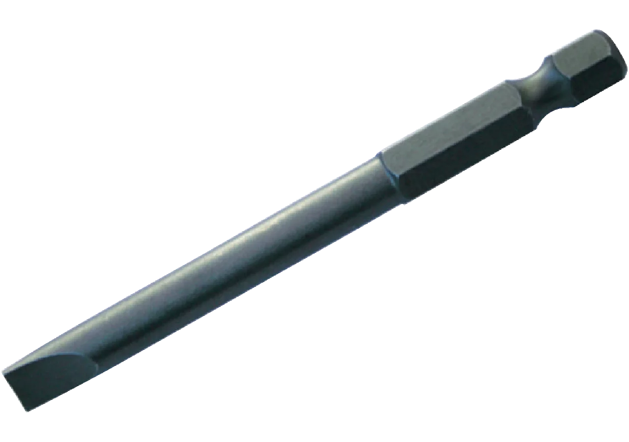 Schraubenbit SW 4 x 75 mm, mit Schlitz mit 1/4 Zoll Antrieb SW-Stahl