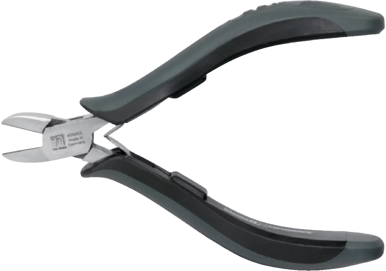 Elektronik-Seitenschneider L 125 mm 2-Komponenten Soft-Grip ESD Griff SW-Stahl