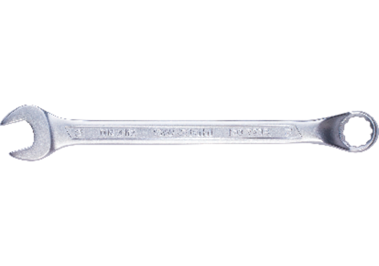 Gabelringschlüssel SW 14 x 192 mm, einseitig gekröpft Pro Drive, nach DIN3113-B SW-Stahl