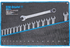 Gabelschlüsselsatz 16-teilig, SW 10 - 32 mm, einseitig gekröpft Pro Drive, nach DIN3113-B SW-Stahl