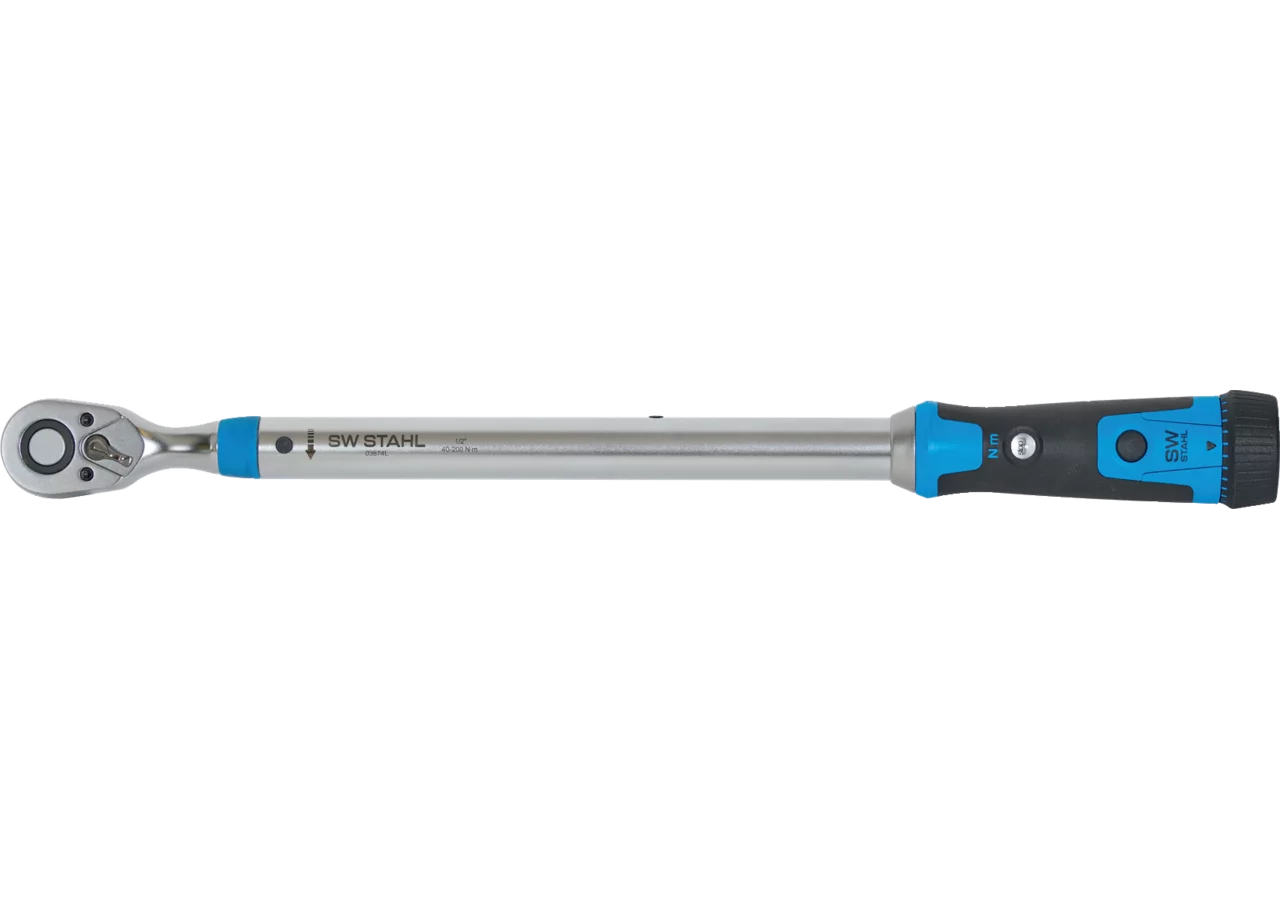 Drehmomentschlüssel Profi, 40 - 200 Nm mit 1/2 Zoll Antrieb SW-Stahl