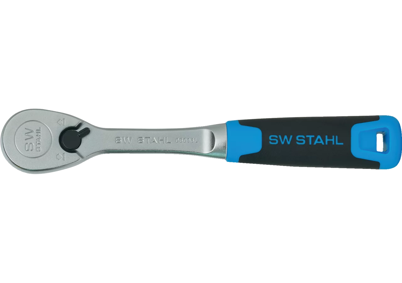 Umschaltratsche High Torque 440 Nm, L 200 mm, mit 3/8 Zoll Antrieb, starke Ausführung SW-Stahl