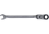 Ratschenschlüssel SW 8 x 140 mm, mit Gelenk, Gabel-/Ring Ausführung SW-Stahl