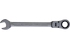 Ratschenschlüssel SW 15 x 200 mm, mit Gelenk, Gabel-/Ring Ausführung SW-Stahl