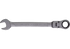 Ratschenschlüssel SW 19 x 248 mm, mit Gelenk, Gabel-/Ring Ausführung SW-Stahl