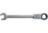 Ratschenschlüssel SW 27 x 345 mm, mit Gelenk, Gabel-/Ring Ausführung SW-Stahl