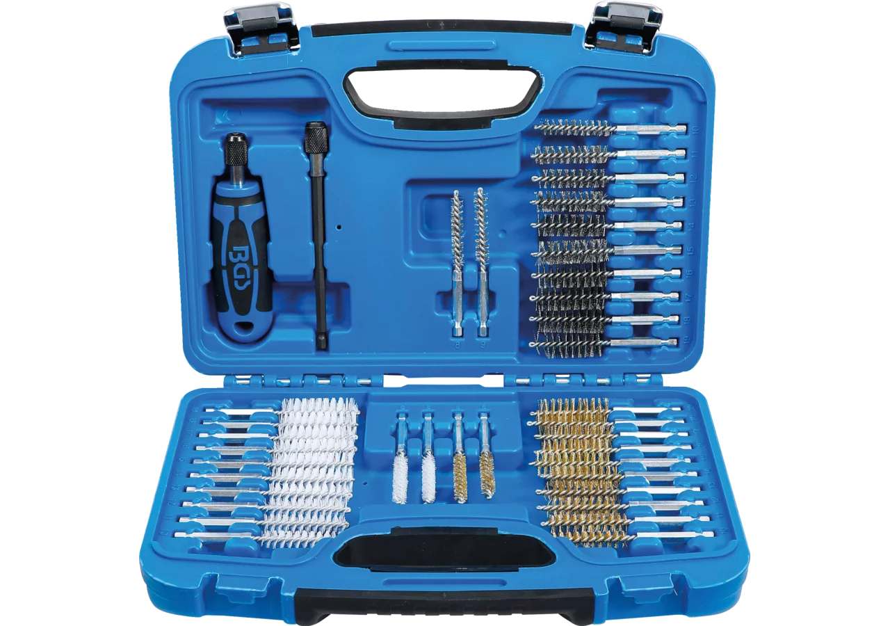 Bürstensatz 38-teilig mit 6,3mm Sechskantaufnahme BGS