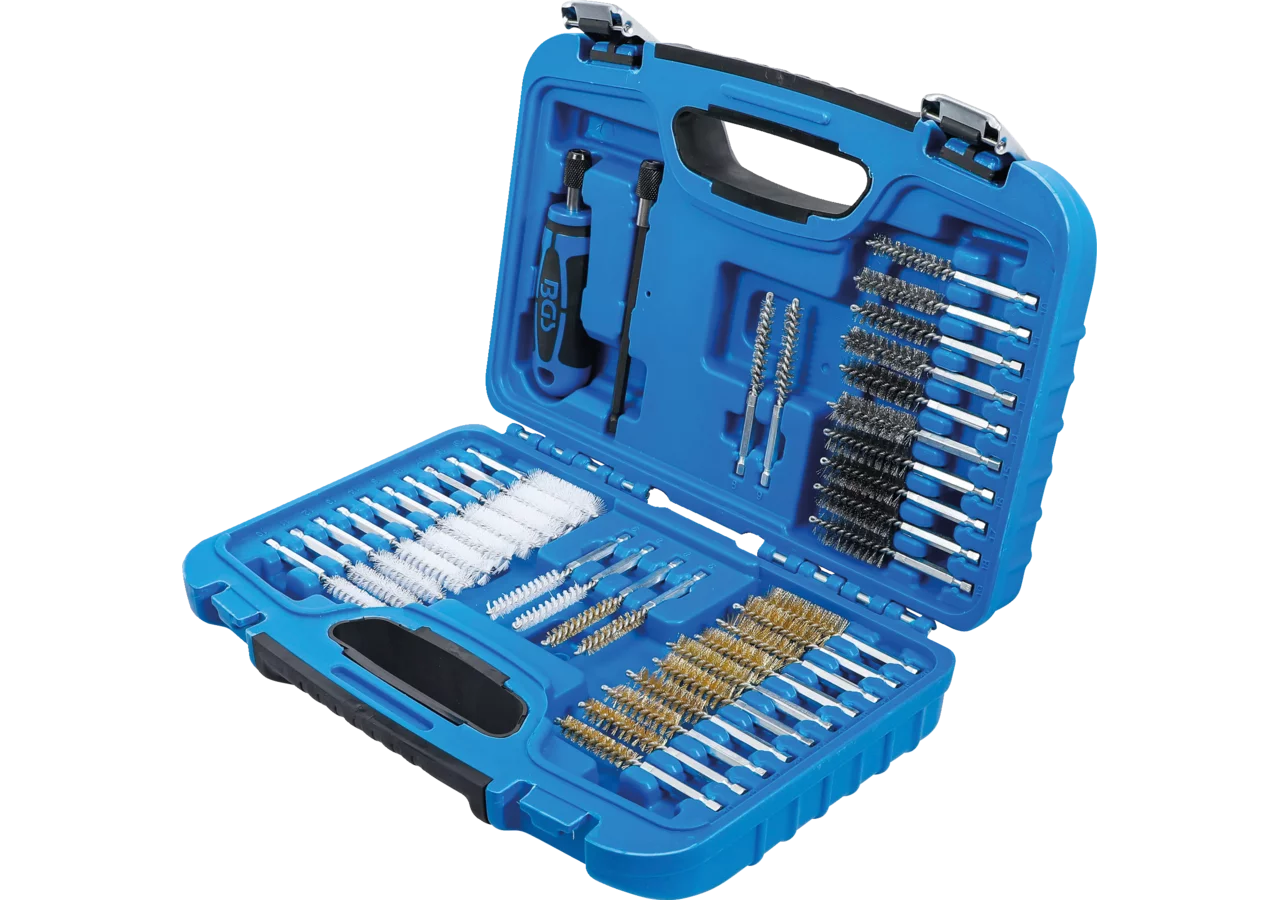 Bürstensatz 38-teilig mit 6,3mm Sechskantaufnahme BGS