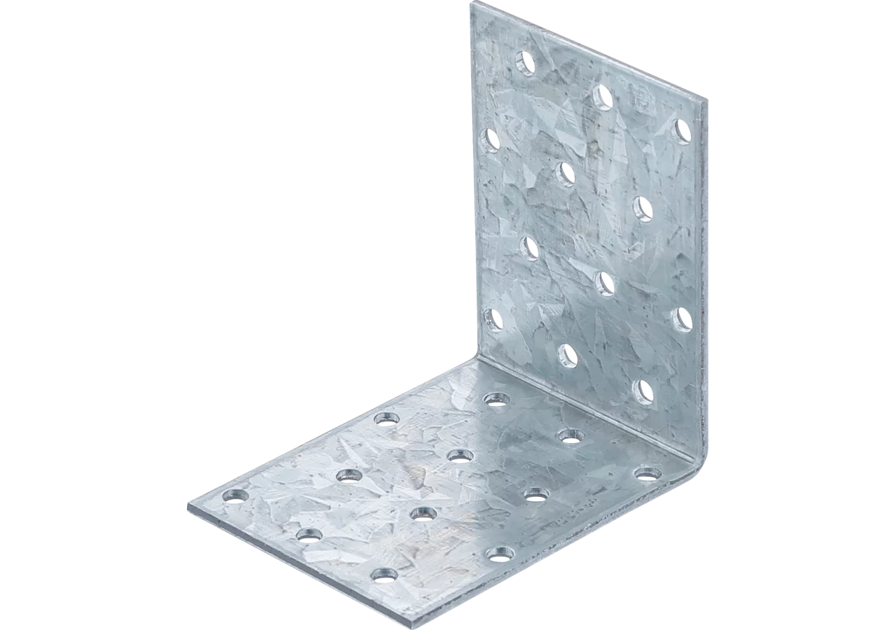 Winkelverbinder 80 x 80 x 60 x 2,5 mm Stahl verzinkt BGS