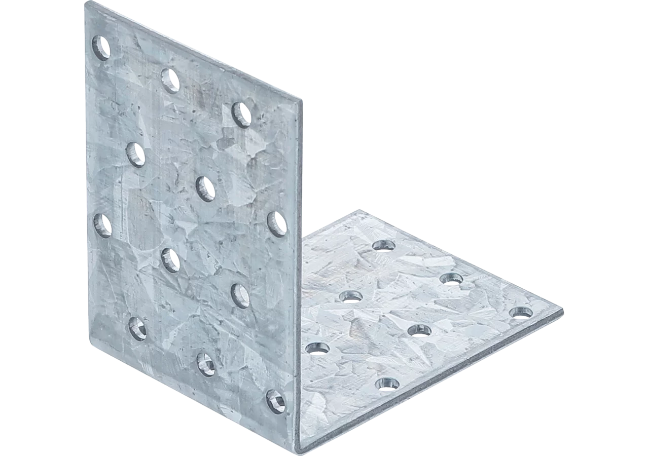 Winkelverbinder 80 x 80 x 60 x 2,5 mm Stahl verzinkt BGS
