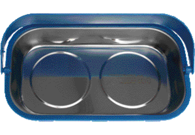 Magnet Teileschale mit Bügel, 152 x 249 x 54 mm aus Edelstahl BGS