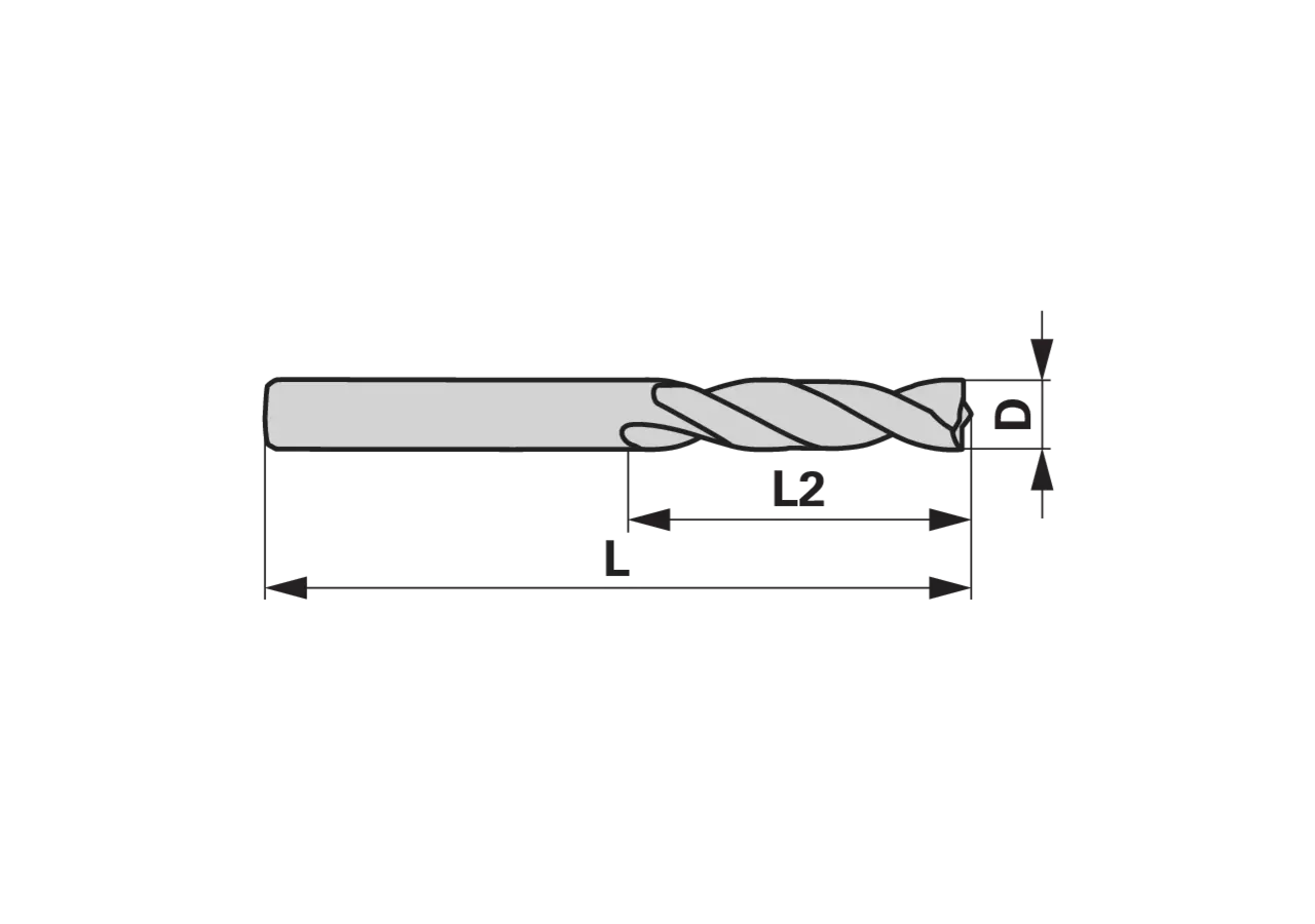 Schweißpunktbohrer Dm 6,0 mm HSS-ECO Alpen