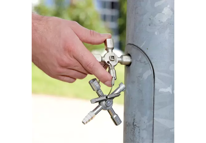 Mehrfachschlüssel TwinKey, 8 strahlig Knipex