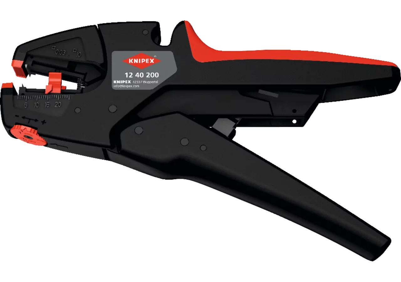 Abisolierzange Dm 0,03 - 10,0 mm², L 200 mm selbsteinstellend Knipex