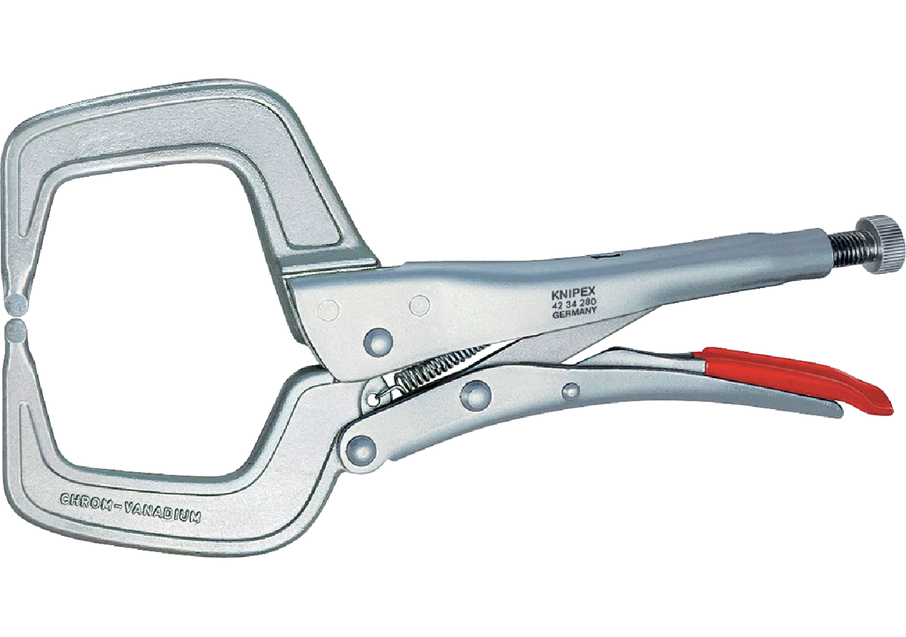 Schweiß-Gripzange bis 90 mm, L 280 mm Knipex