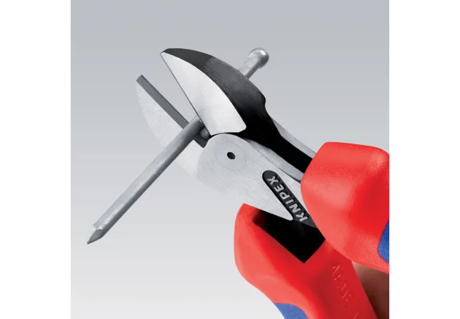 Kompakt-Seitenschneider X-Cut, Dm bis 12 mm, L 160 mm hochübersetzt, DIN5749 Knipex